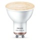 LED двуцветна крушка за лампа Philips Wiz Бял F 4,7 W GU10 345 Lm (2700 K) (2700-6500 K)