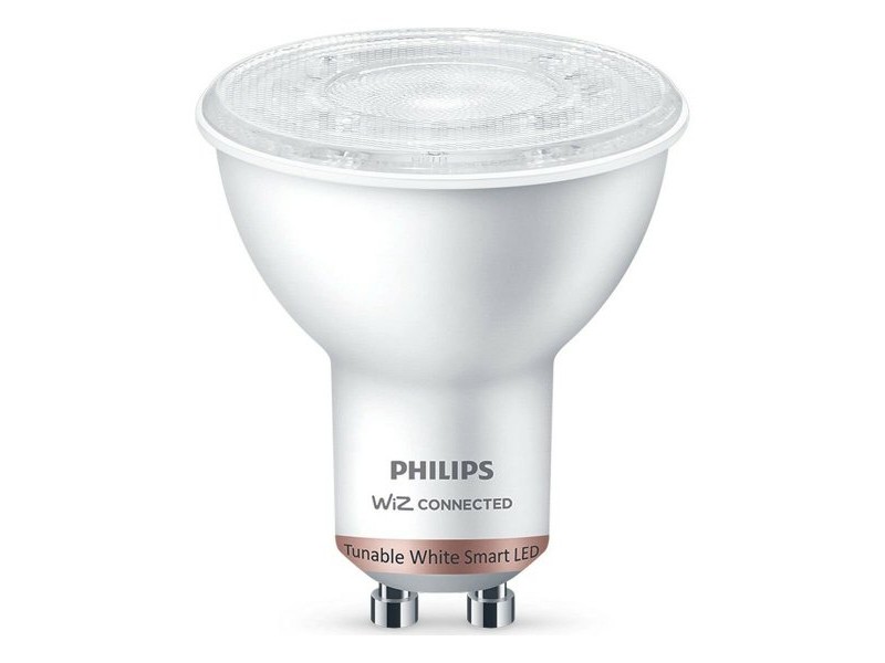 LED двуцветна крушка за лампа Philips Wiz Бял F 4,7 W GU10 345 Lm (2700 K) (2700-6500 K)