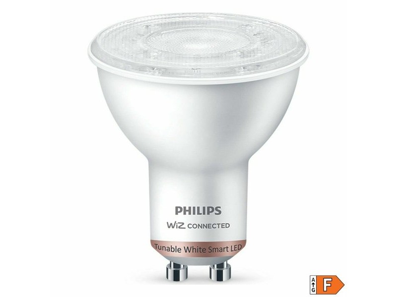 LED двуцветна крушка за лампа Philips Wiz Бял F 4,7 W GU10 345 Lm (2700 K) (2700-6500 K)