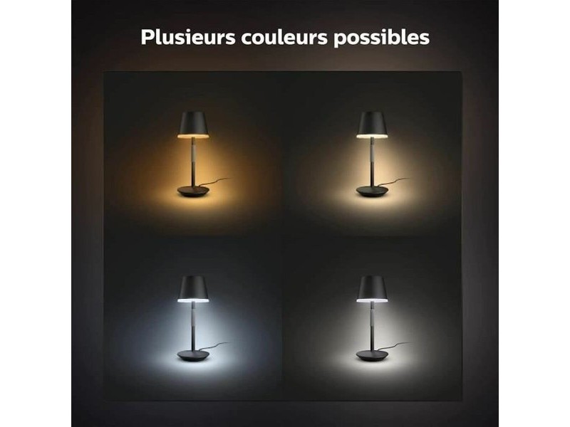 Настолна лампа Philips Бял Метал 220-240 V Настолна лампа Philips Бял Метал 220-240 V