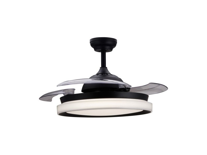 Вентилатор за таван с осветление Philips Atlas Черен 35 W 28 W 4500 Lm (2700 K)