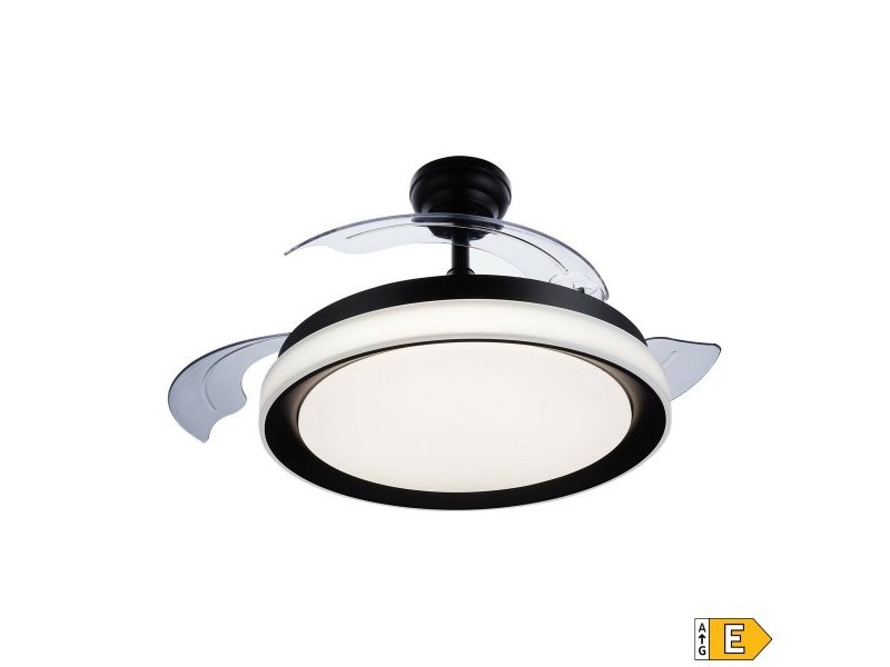Вентилатор за таван с осветление Philips Atlas Черен 35 W 28 W 4500 Lm (2700 K)