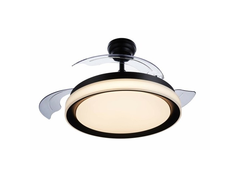 Вентилатор за таван с осветление Philips Atlas Черен 35 W 28 W 4500 Lm (2700 K)