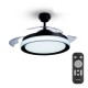 Вентилатор за таван с осветление Philips Atlas Черен 35 W 28 W 4500 Lm (2700 K)