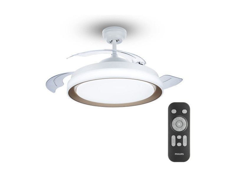 Вентилатор за таван с осветление Philips Atlas Златен 35 W 28 W 4500 Lm (2700 K)