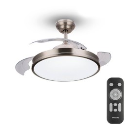 Вентилатор за таван с осветление Philips Atlas 35 W 28 W 4500 Lm никел (2700 K)