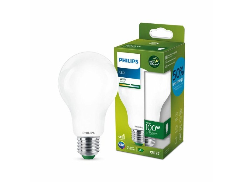 LED крушка Philips Classic A 100 W 7,3 W E27 1535 Lm (3000 K)