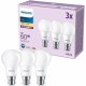 LED крушка Philips 60 W матов Топло Бяло F 8 W 60 W B22 3 броя (2700 K) LED крушка Philips 60 W матов Топло Бяло F 8 W 60 W B22 3 броя (2700 K)