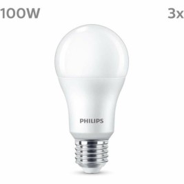 LED крушка Philips A67 Бял E 100 W E27 3 броя (4000 K)