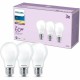 LED крушка Philips A60 E27 Топло Бяло E 7 W 60 W E27 806 lm 3 броя (2700 K)