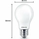 LED крушка Philips A60 E27 Топло Бяло E 7 W 60 W E27 806 lm 3 броя (2700 K)
