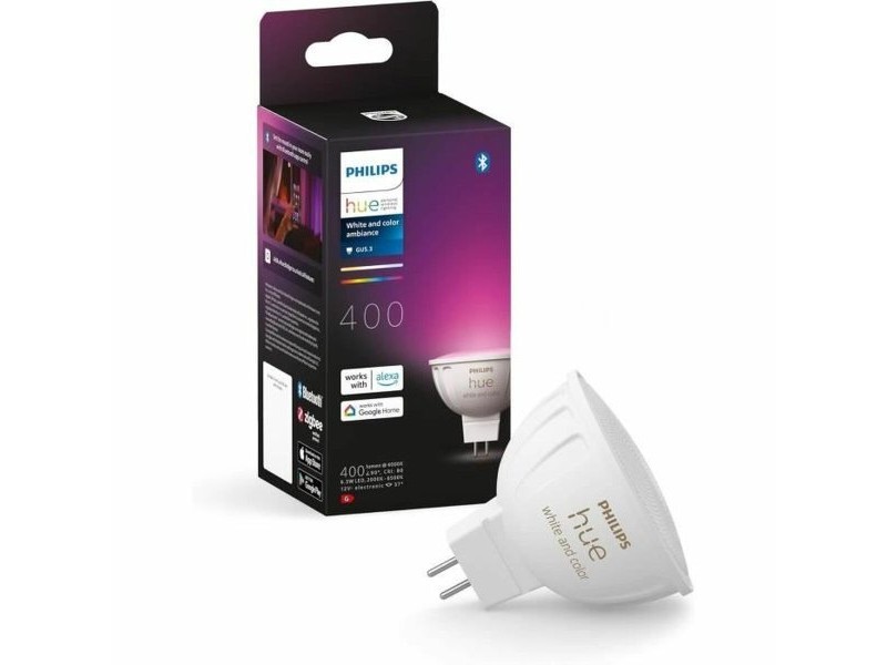 LED крушка Philips Бял G 400 lm 2 броя (6500 K)