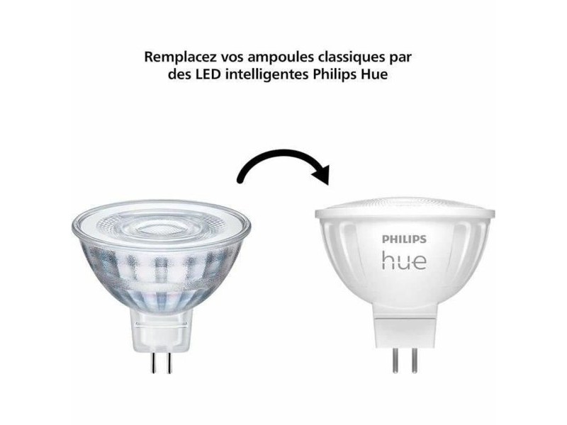 LED крушка Philips Бял G 400 lm 2 броя (2200K) (6500 K)