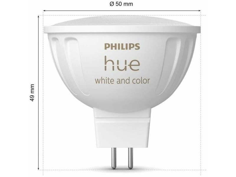 LED крушка Philips Бял G 400 lm 2 броя (6500 K)