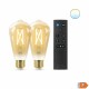 Смарт Крушка Wiz ST64 E27 50 W Многоцветен Златен 7 W 640 lm (2 броя)