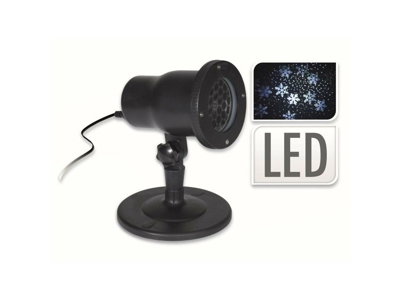 LED Проектор Звезди Черен