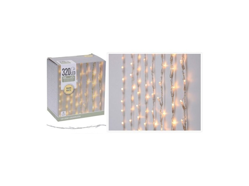 LED Светлинна Завеса H&S 2,7 W Топла светлина Топло Бяло 5 m 2 x 1 m 1 x 2 m Жълт