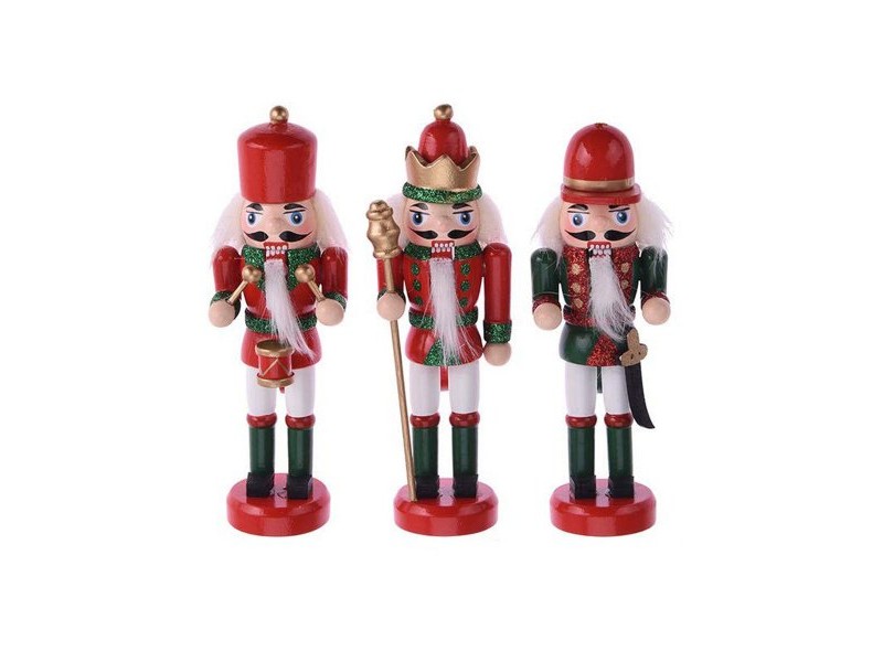 Декоративна фигурка Многоцветен Дървен Метал 4 X 3 X 12,5 CM