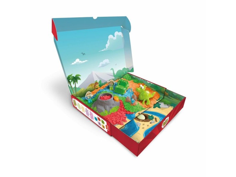 Playset Goliath Dino World Магичен пясък (28,5 x 5,5 x 24 cm)
