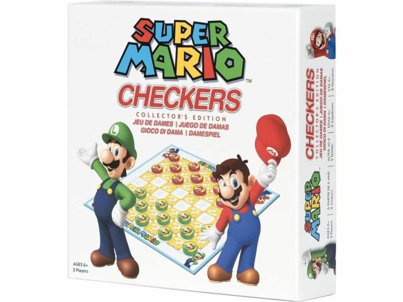 Настолна игра Goliath Super Mario Checkers