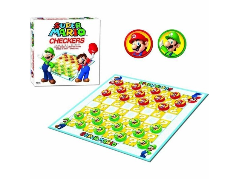 Настолна игра Goliath Super Mario Checkers