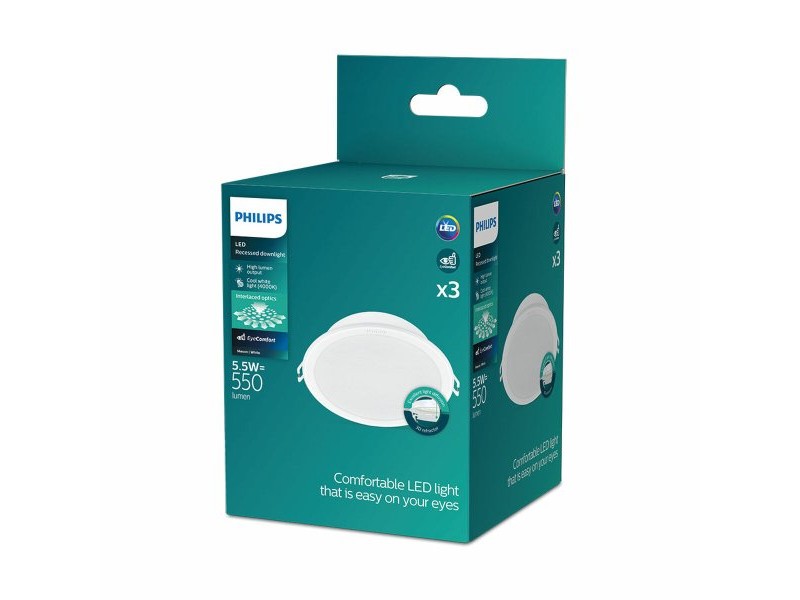 LED Down Светлина Philips Meson 5,5 W 500 lm (4000 K)