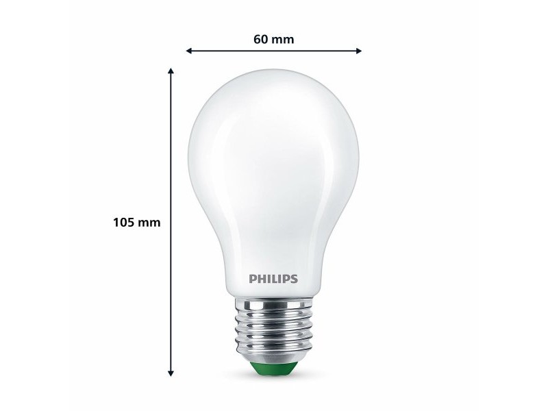 LED крушка Philips Ultra Efficient Led Classic 4 W 60 W E27 840 lm Бял (4000 K)