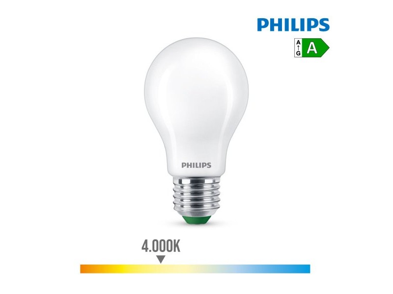 LED крушка Philips Ultra Efficient Led Classic 4 W 60 W E27 840 lm Бял (4000 K)