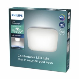LED Таванна Светлина Philips mauve 12 W 26 x 26 x 6,5 cm Бял Метал (4000 K)