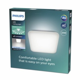 LED Таванна Светлина Philips mauve 24 W 43 x 43 x 7,5 cm Бял Метал (4000 K)