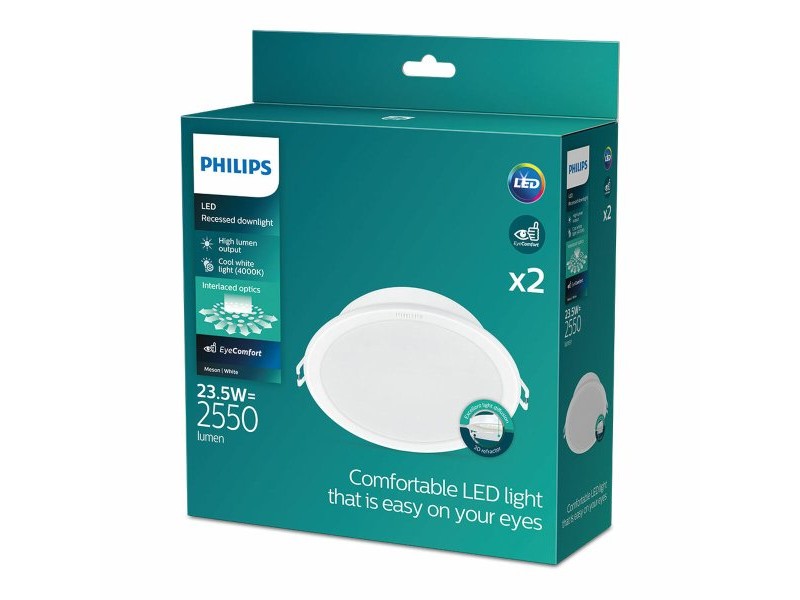 LED Down Светлина Philips Meson 23,5 W 2550 Lm (4000 K)