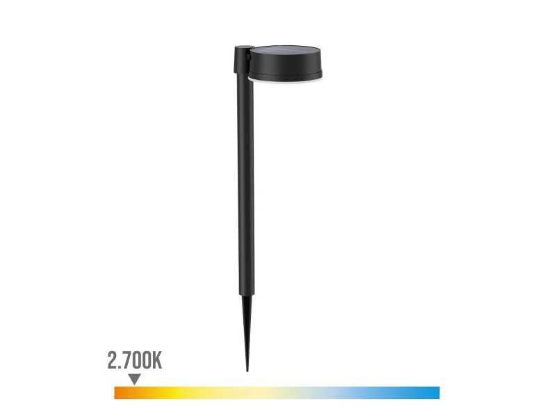 Соларен градински кол Philips Vynce 1,5 W 11,2 x 14,2 x 54 cm Черен Пластмаса Кръгъл (2700 K) (Топло Бяло) (1 броя)