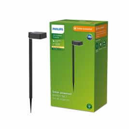 Соларен градински кол Philips Vynce 1,5 W 10,5 x 13,5 x 54 cm Черен Пластмаса Квадратек (2700 K) (Топло Бяло) (1 броя)