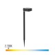 Соларен градински кол Philips Vynce 1,5 W 10,5 x 13,5 x 54 cm Черен Пластмаса Квадратек (2700 K) (Топло Бяло) (1 броя)