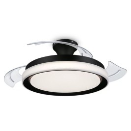 Вентилатор за таван с осветление Philips Atlas Бял Черен (4000 K) (2700 K)