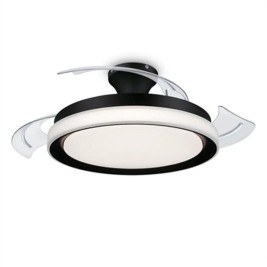 Вентилатор за таван с осветление Philips Atlas Бял Черен (4000 K) (2700 K)