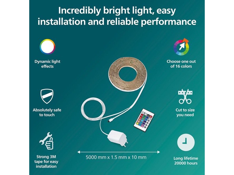 LED ленти Philips Бял (2 броя)