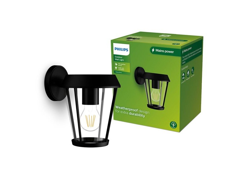 Аплик за стена Philips sunera Черен 25 W Алуминий E27