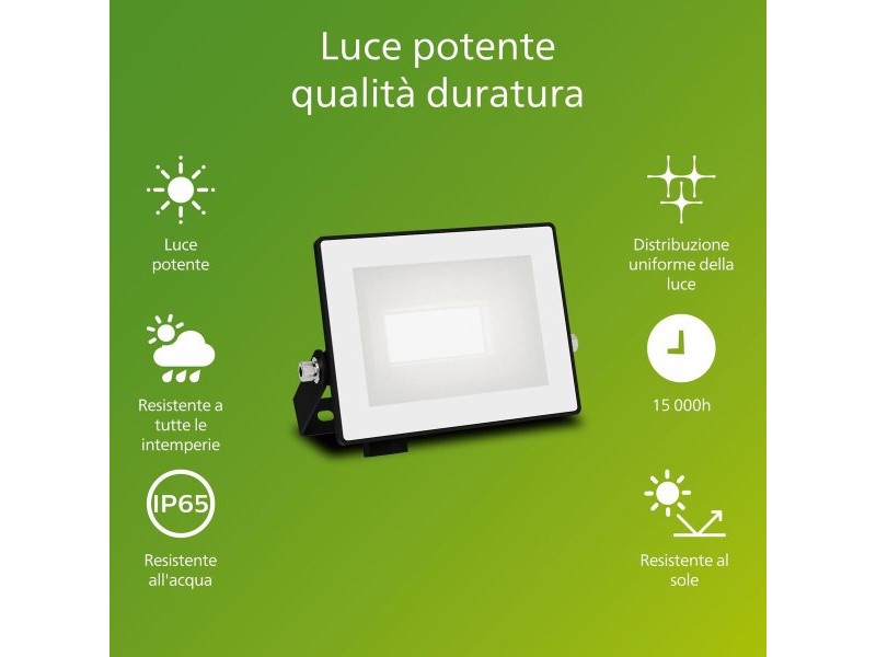 Фокус на Прожектор Philips Черен 10 W 950 Lm F