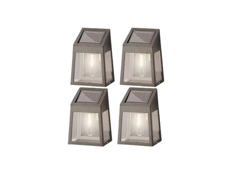 Аплик за стена Lumineo 898174 5 Lm Слънчев LED Светлина (4 броя)