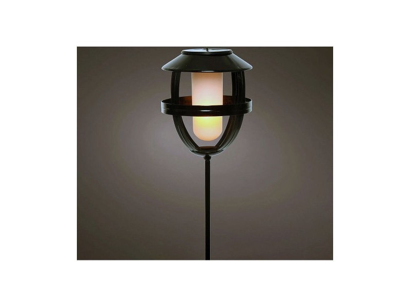 Слънчева светлина Lumineo 898216 Черен Желязо 63 cm Пламък ефект Факел Слънчева светлина Lumineo 898216 Черен Желязо 63 cm Пламък ефект Факел