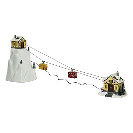 Коледна Украса Snowy Adventures Топло Бяло LED Светлина Музика Сцена