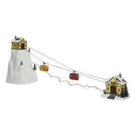 Коледна Украса Snowy Adventures Топло Бяло LED Светлина Музика Сцена