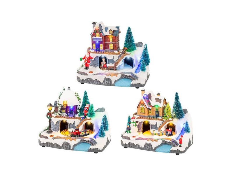 Коледна Украса Lumineo 20,8 X 16,3 X 13,9 cm (3 броя)