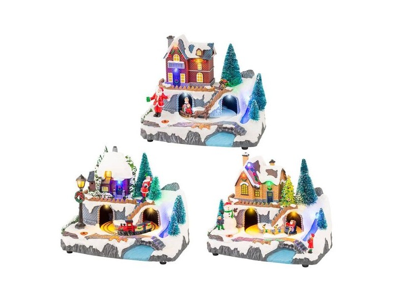 Коледна Украса Lumineo 20,8 X 16,3 X 13,9 cm (3 броя)