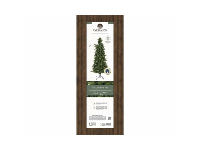 Коледно дърво Everlands Killington Зелен PVC Метал полистирен Ела Ø 93 x 180 cm
