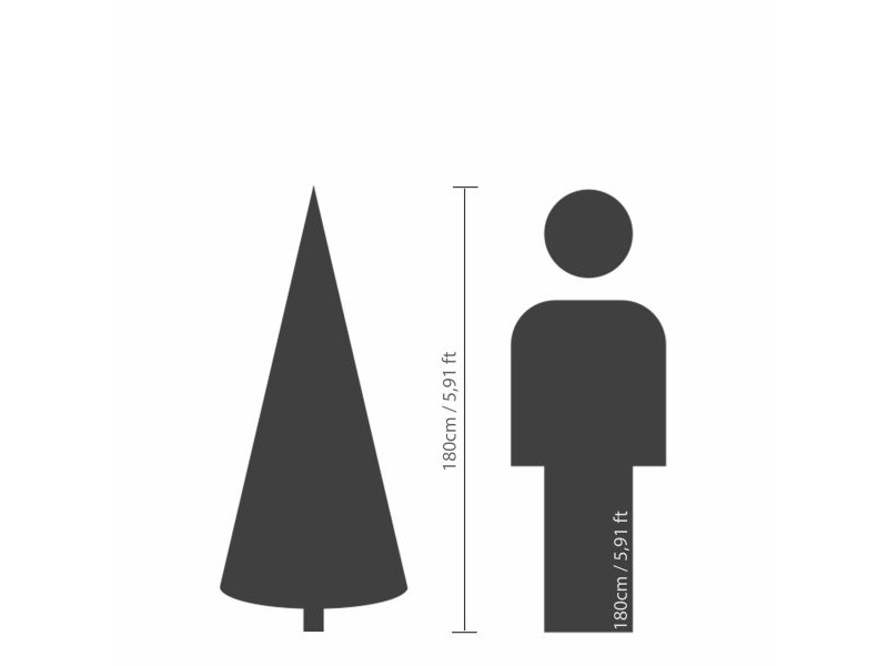 Коледно дърво Everlands Killington Зелен PVC Метал полистирен Ела Ø 93 x 180 cm