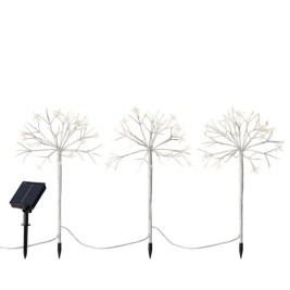 Комплект слънчеви градински колове Lumineo Бял Коледа Mini (3 Части)