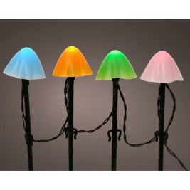 Декоративна светлина за растения Lumineo 491763 Многоцветен Mini Гъба (20 броя)