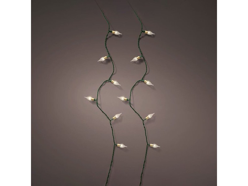 Гирлянда от LED Светлини Lumineo 493270 Vintage Топло Бяло 11,2 m Вътре